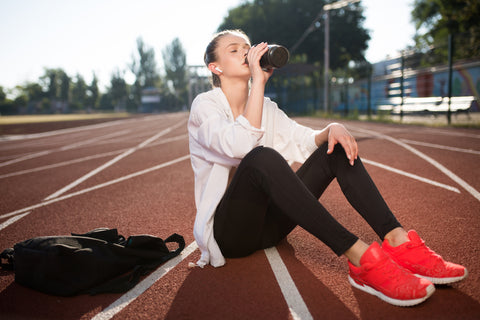 Woman drinking