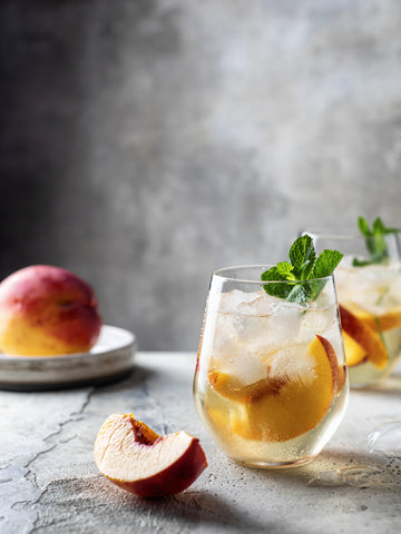 Sparkling Peach Iced Tea