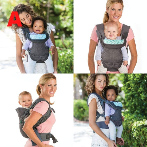 Infantino Porte-bébé Flip Ergonomique 4 en 1 - Gris 