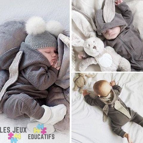 Combinaison Barboteuse Lapin Pour Bebe Les Jeux Educatifs Lje