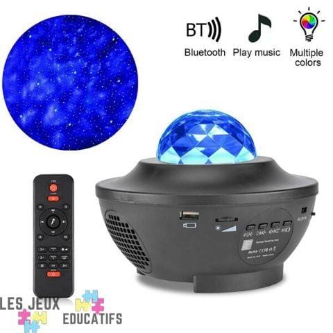 Projecteur LED Ciel Etoilé Musique Bluetooth Décoration Chambre Veilleuse