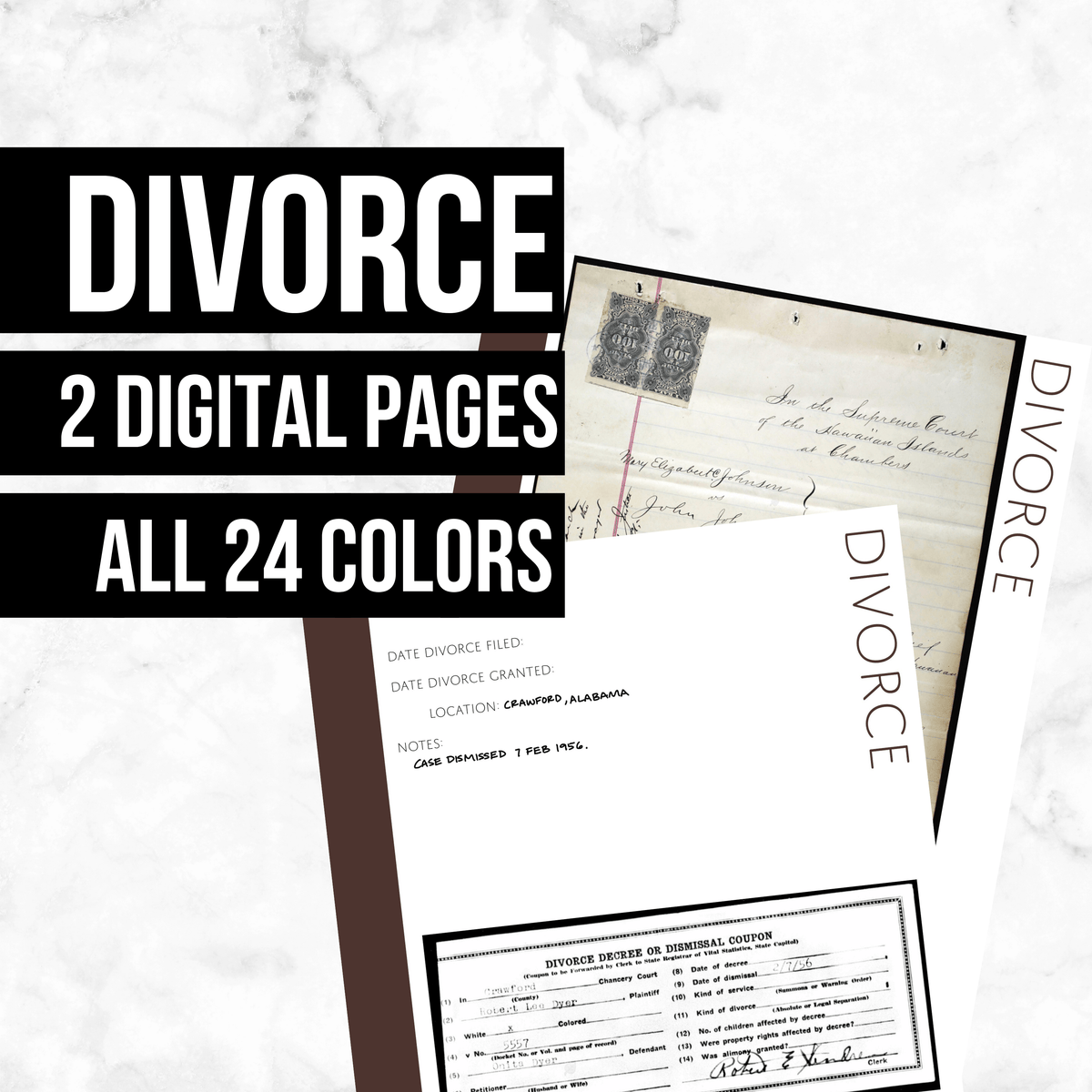 divorce research paper
