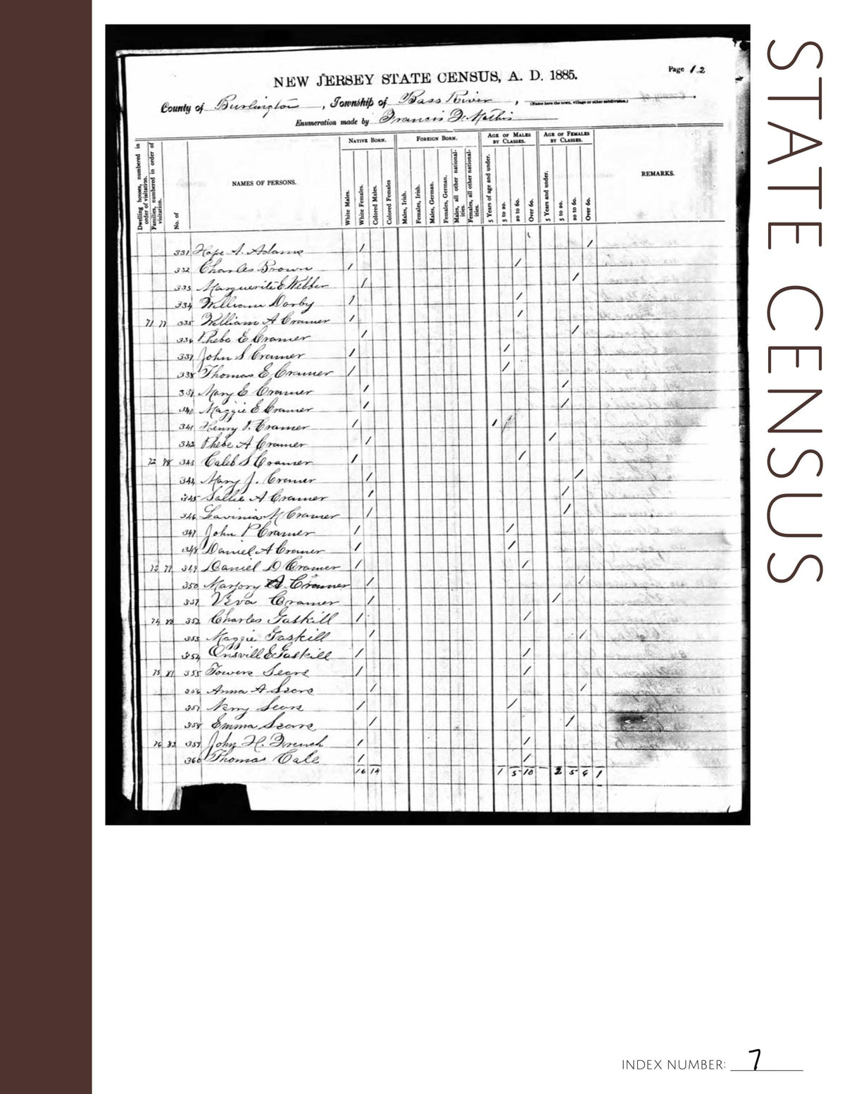 state census page printable genealogy form digital download family tree notebooks