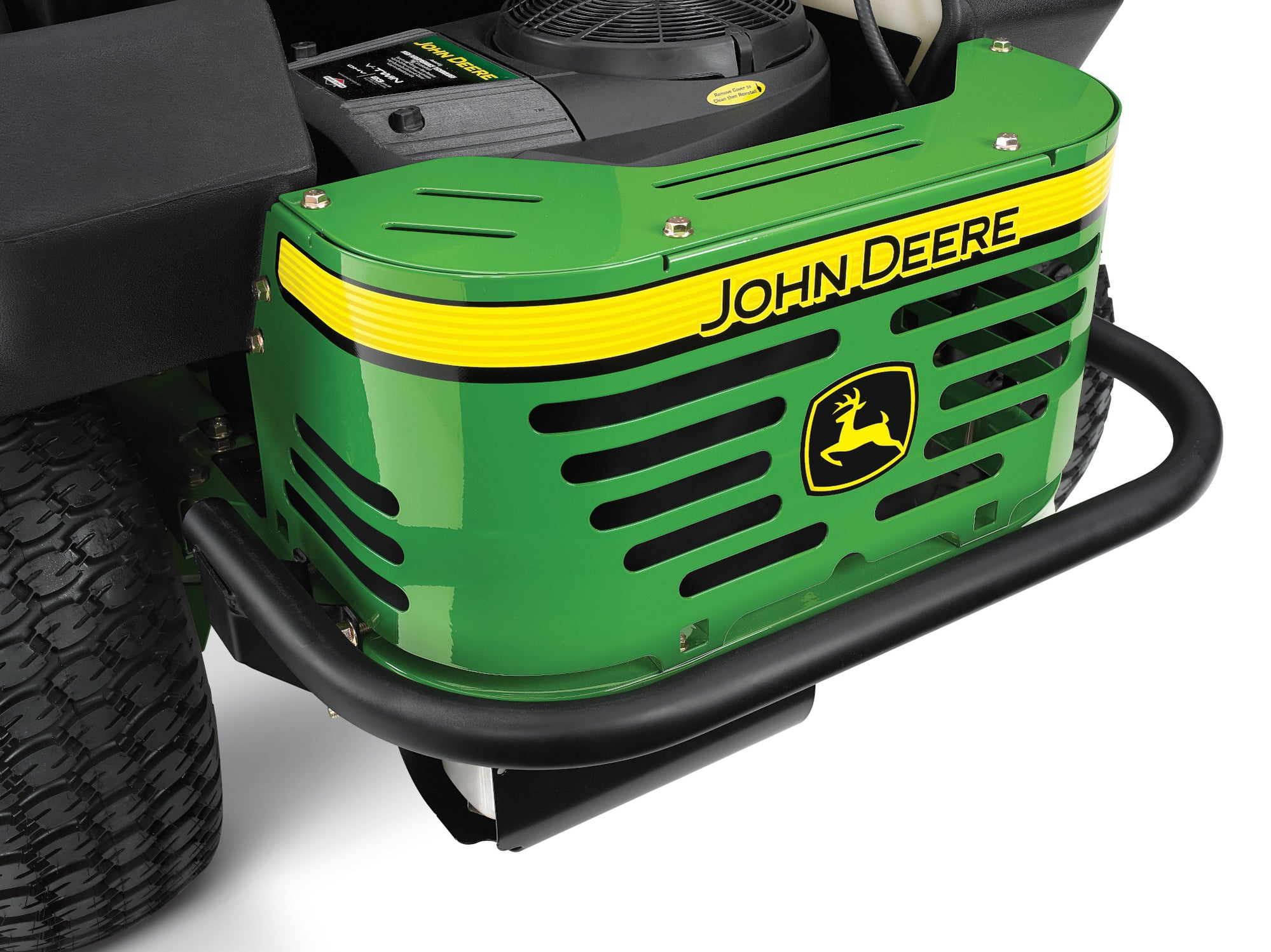 john deere z345r bagger installation