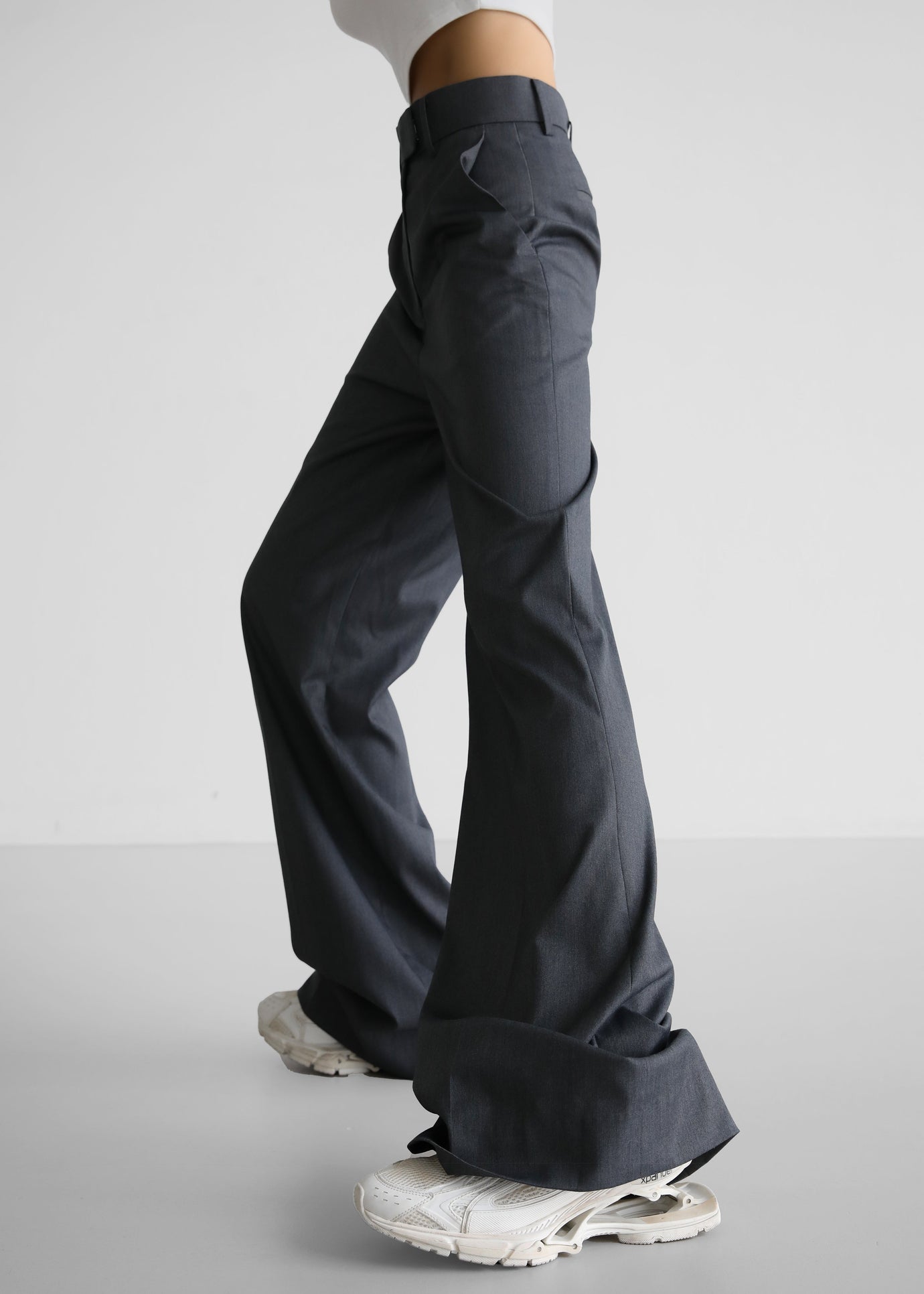 Charley Bootcut Pants - Charcoal – The Frankie Shop