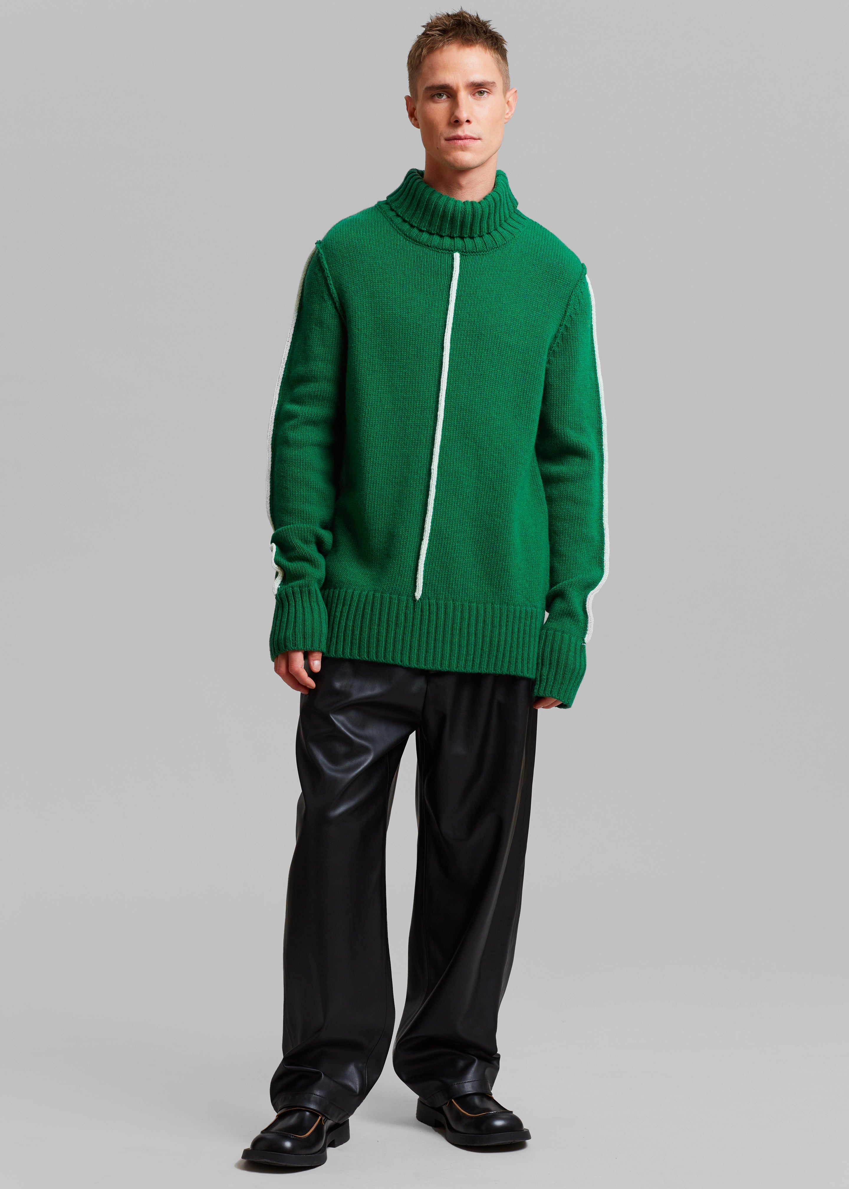 egonlab ニット WESLEY KNITWEAR GREEN クリアランス通販売 www