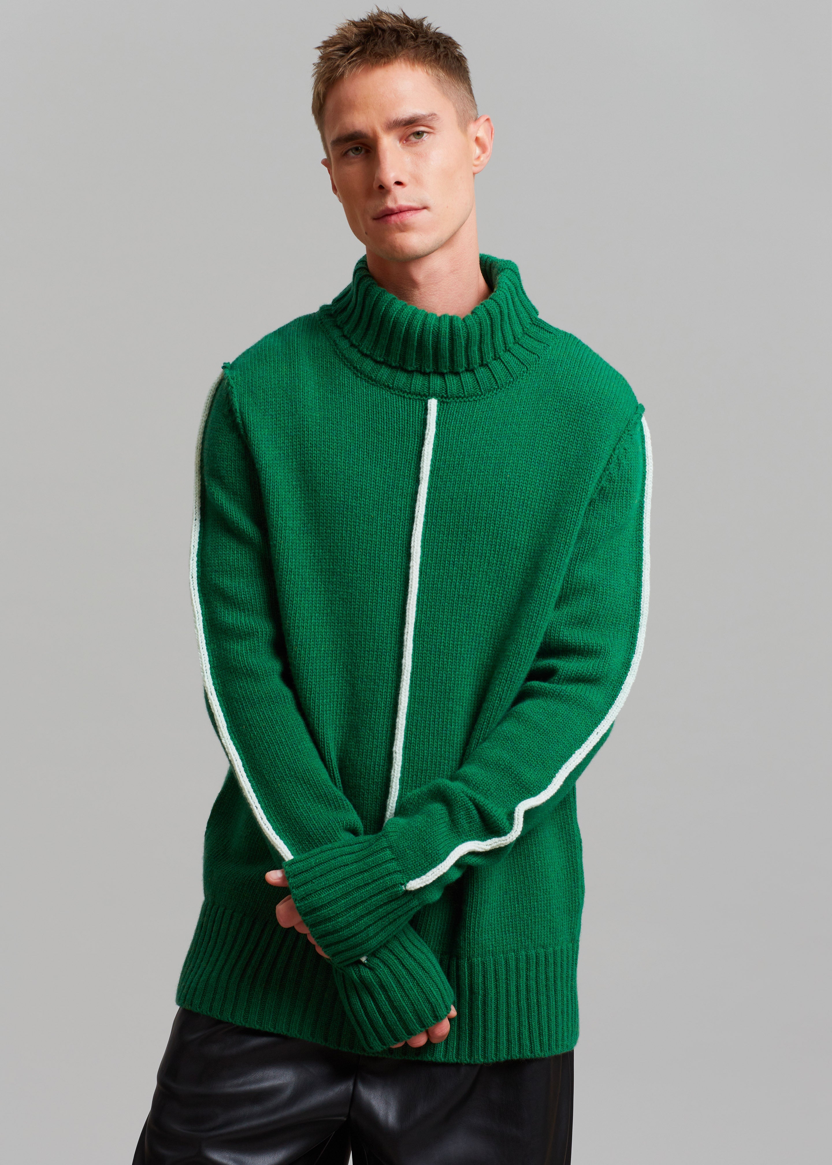 egonlab ニット WESLEY KNITWEAR GREEN-