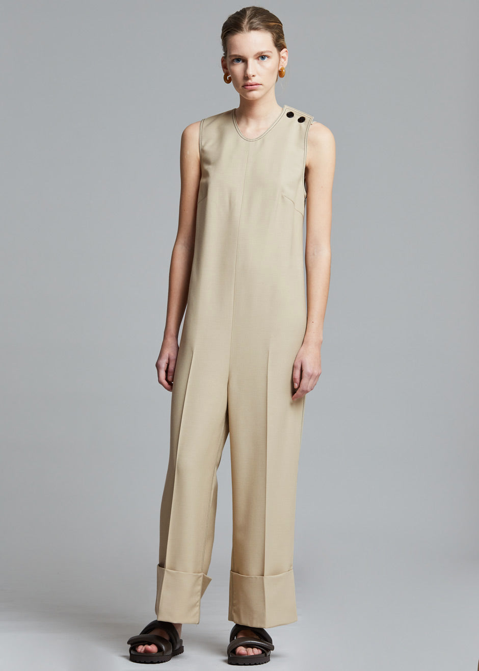 Java Jumpsuit by Aeron in Sand – Frankie Shop Europe