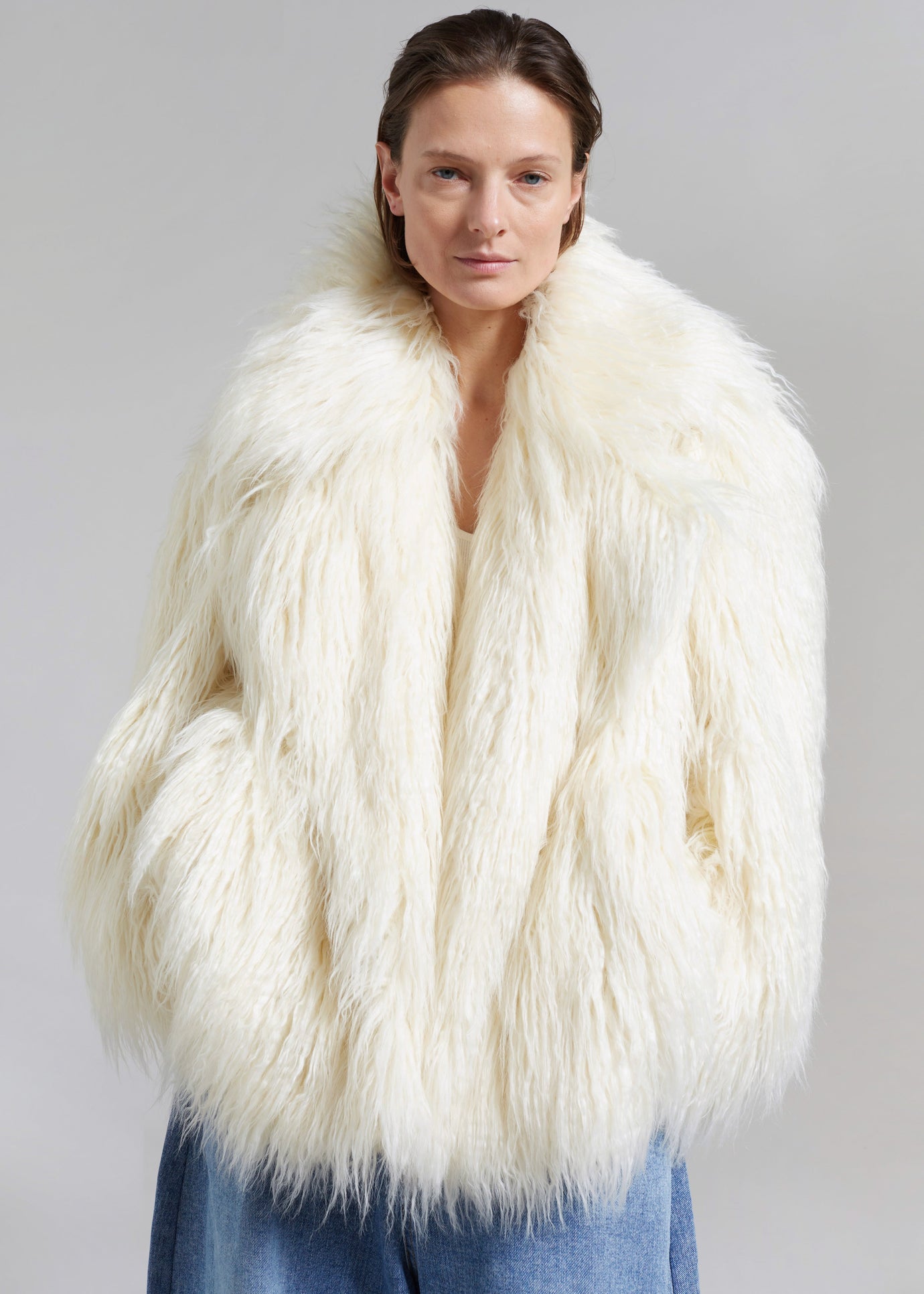 THE FRANKIE SHOP Nicole faux fur coat