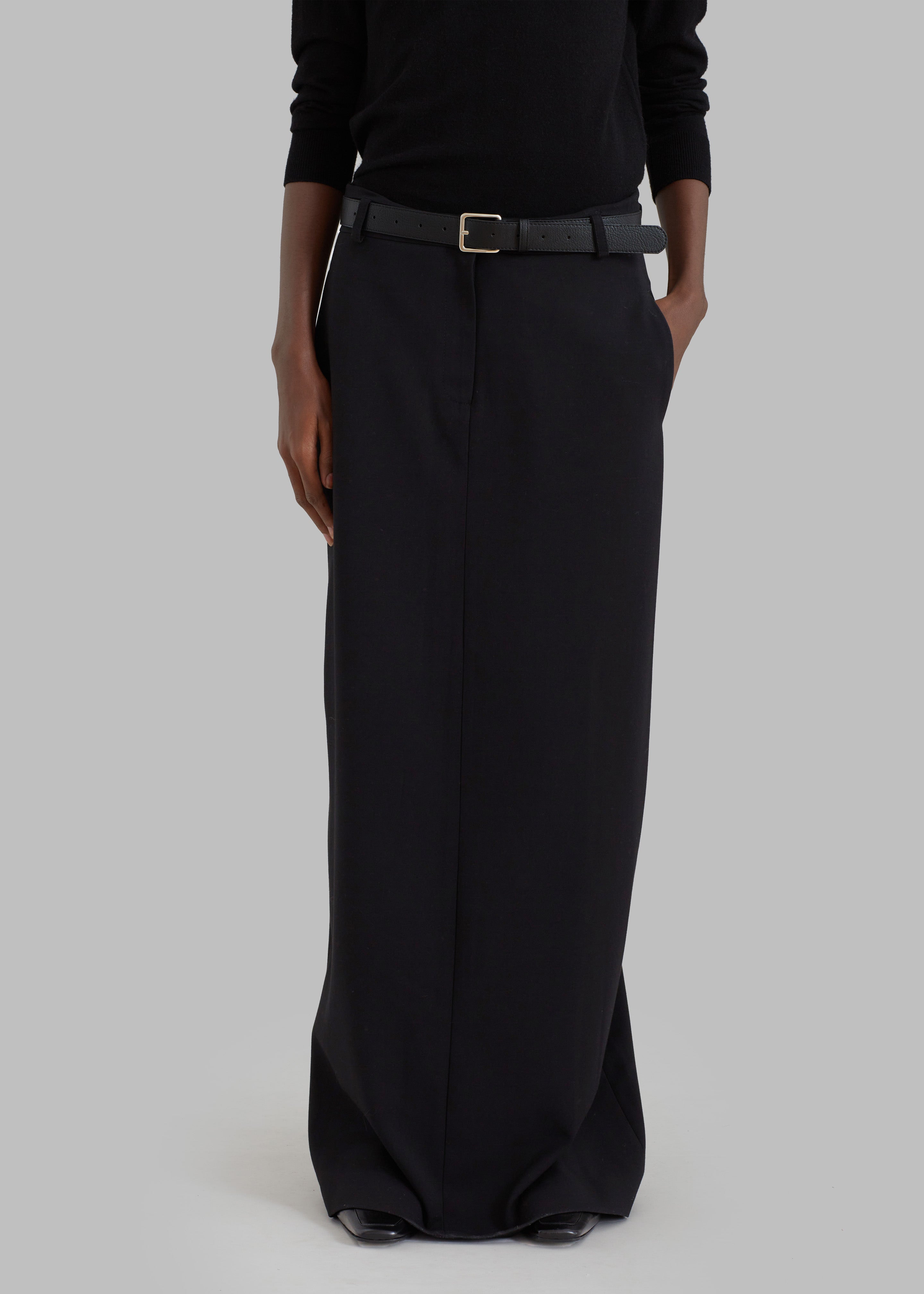 Malvo Long Pencil Skirt - Charcoal – Frankie Shop Europe