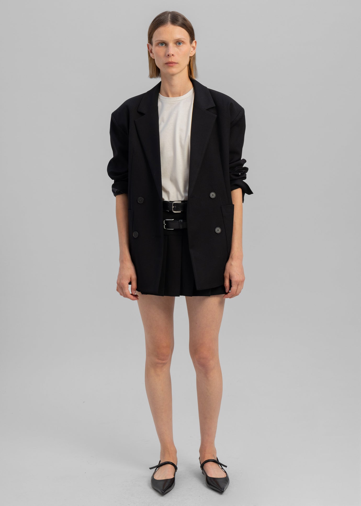 Barton Collarless Blazer - Black – Frankie Shop Europe