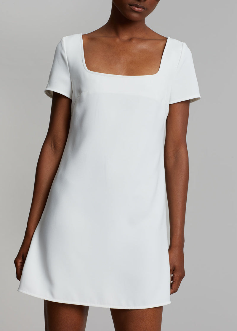 Bardot Mini Dress - White Dress The Frankie Shop 