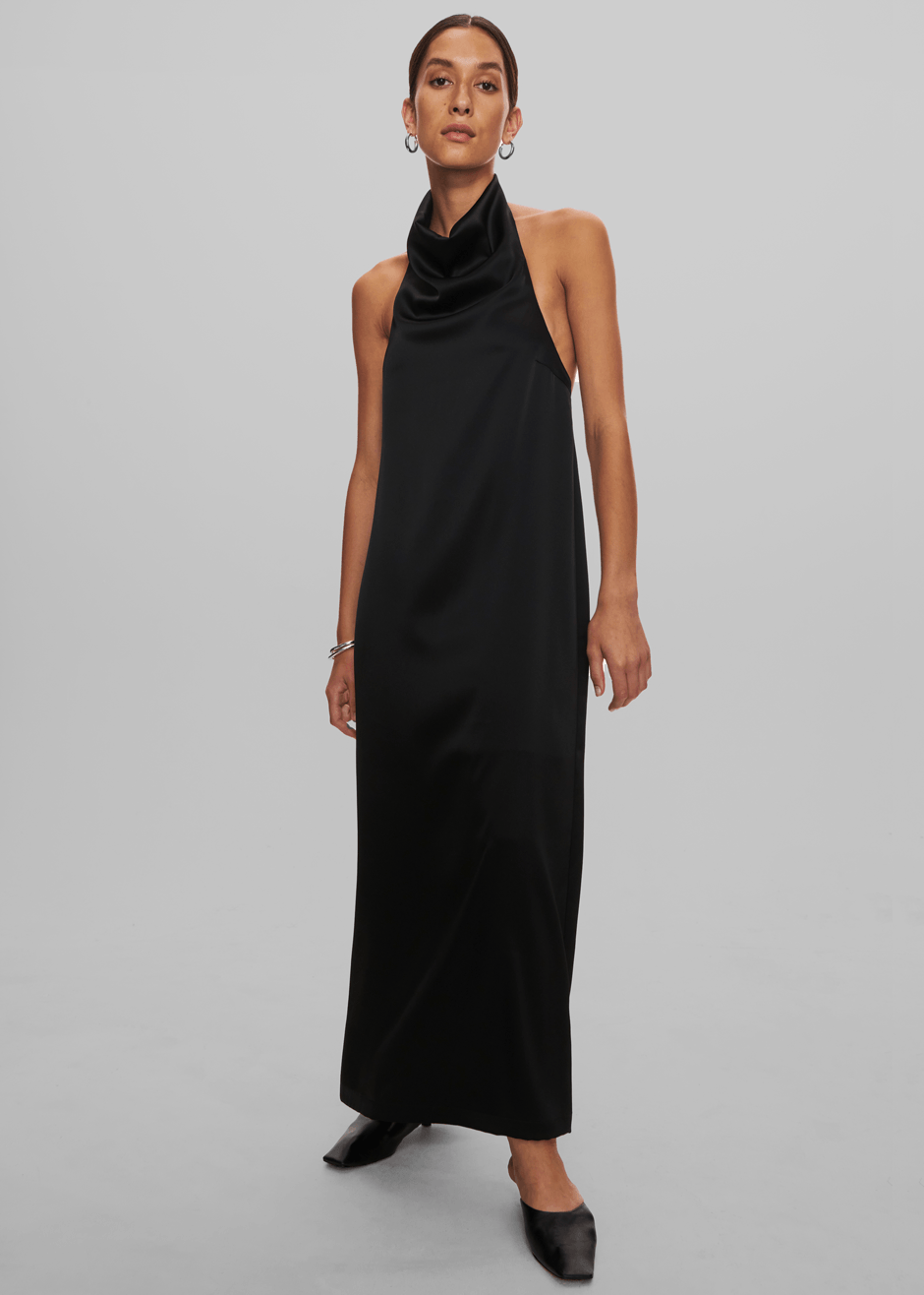 Esse Studios Folded Halter Dress - Black – Frankie Shop Europe