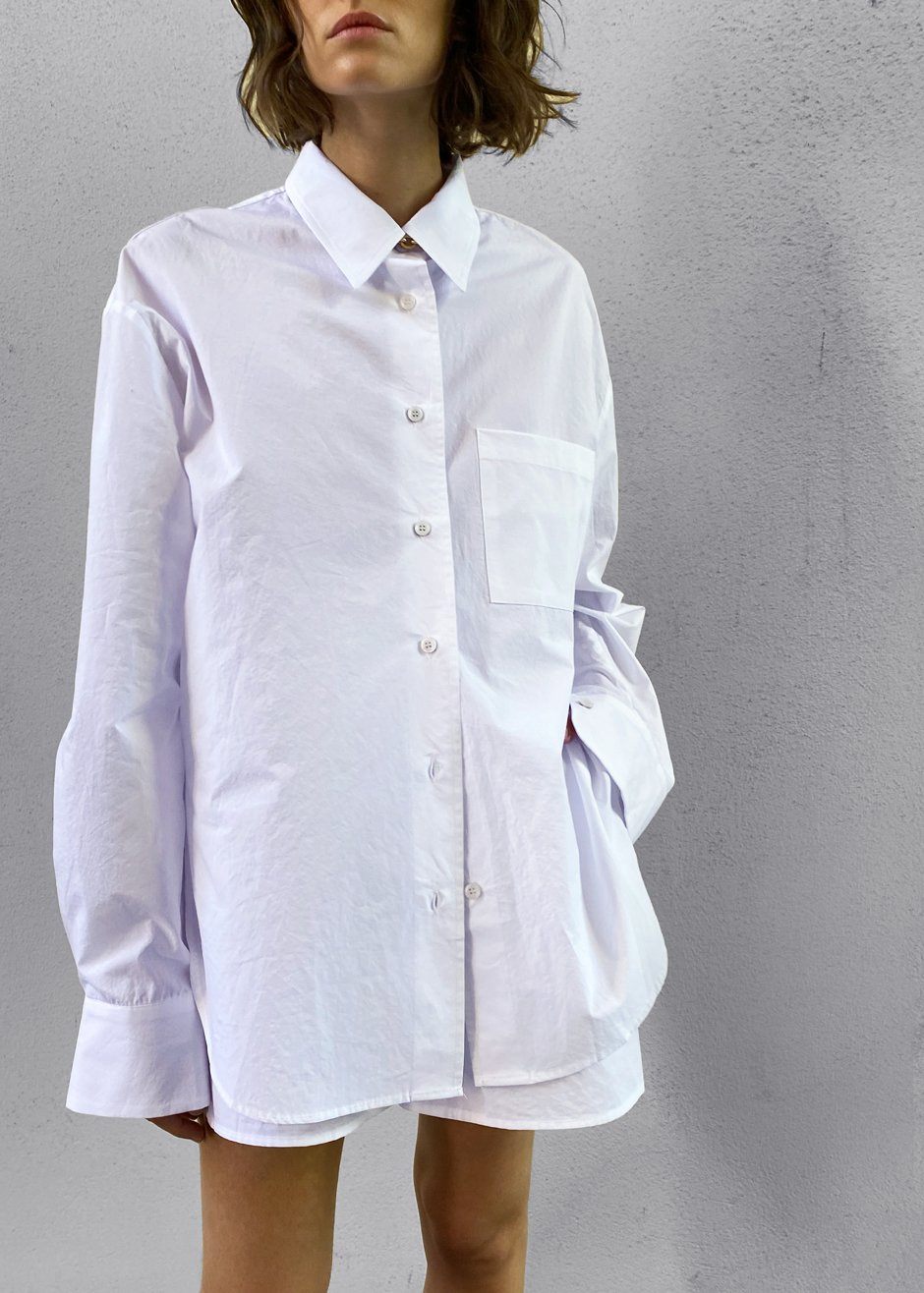 Lui Organic Cotton Shirt - White – Frankie Shop Europe