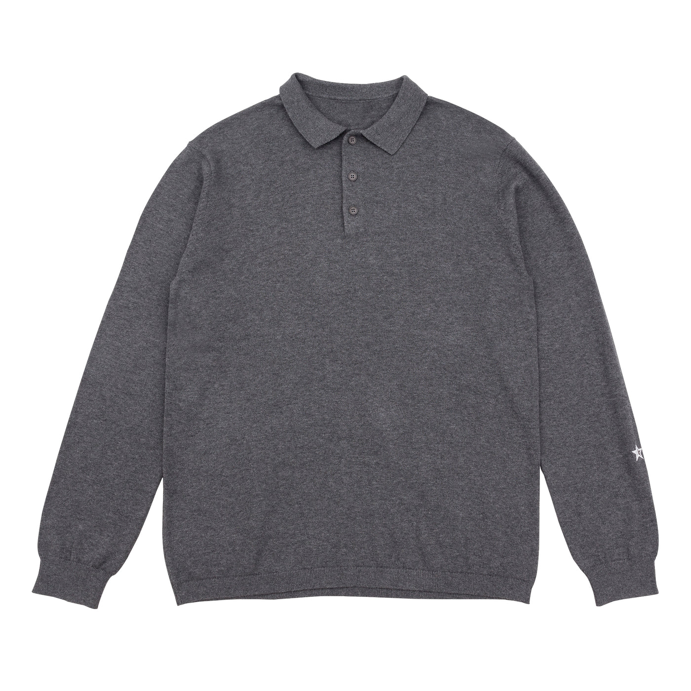 Fine Cut Knitted Polo - Light Grey Melange – SounderGolf