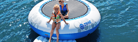 Rave Sports 8' O-Zone Plus Water Bouncer with Slide