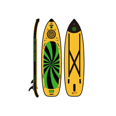 Stock image of SolSonic Carbon Galaxy paddle board.