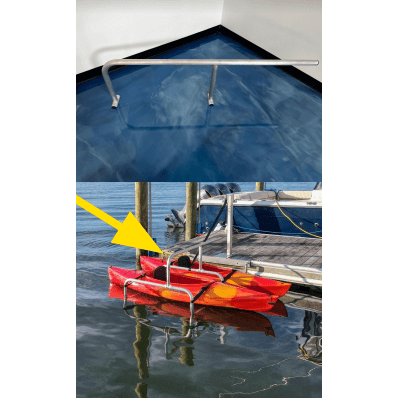 Fixed Dock Double Kayak Launch And Stow – Light As Air Boats