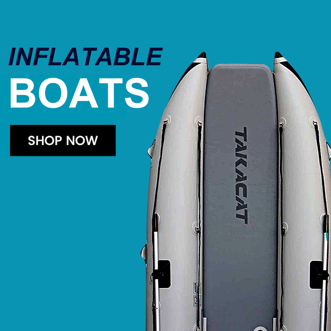 Aqua Marina Classic Inflatable Sports and Fishing Boat - Racks For