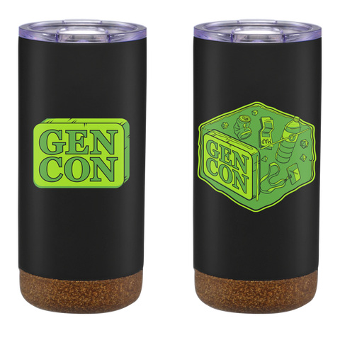 Gen Con Gelatinous Cube Double Wall Stainless Steel Tumbler