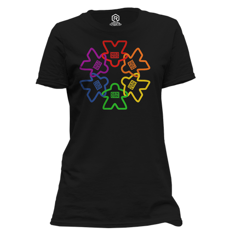 Gen Con Meeple Pride Femme T-Shirt | Rollacrit