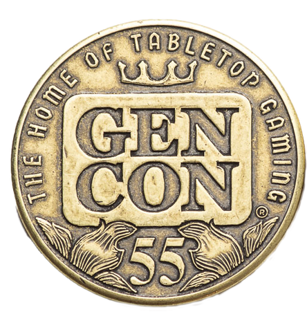 Gen Con 55th Anniversary Coin Front
