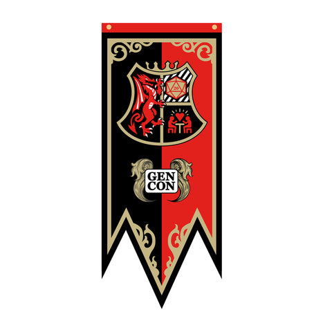 Gen Con Coat of Arms Flag (36"x15")