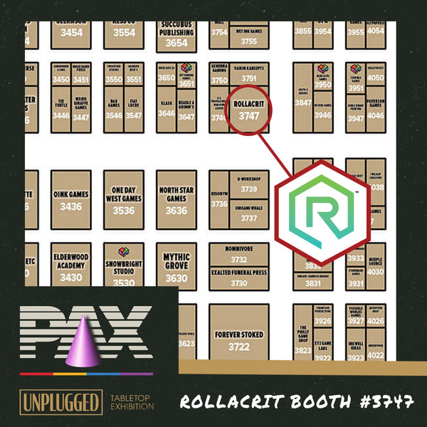PAX Unplugged Map | Rollacrit