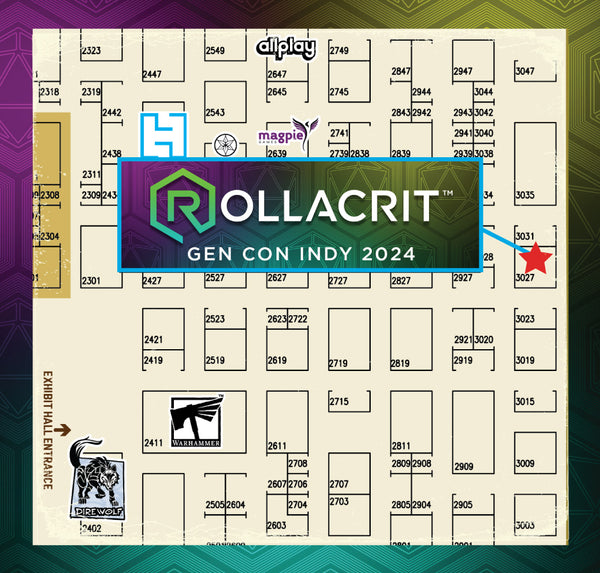 Rollacrit at Gen Con 2024: Your Ultimate Guide to Booth 3027 | Rollacrit