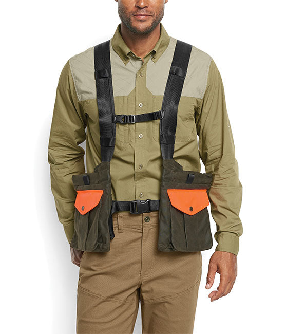 waxed cotton hunting vest