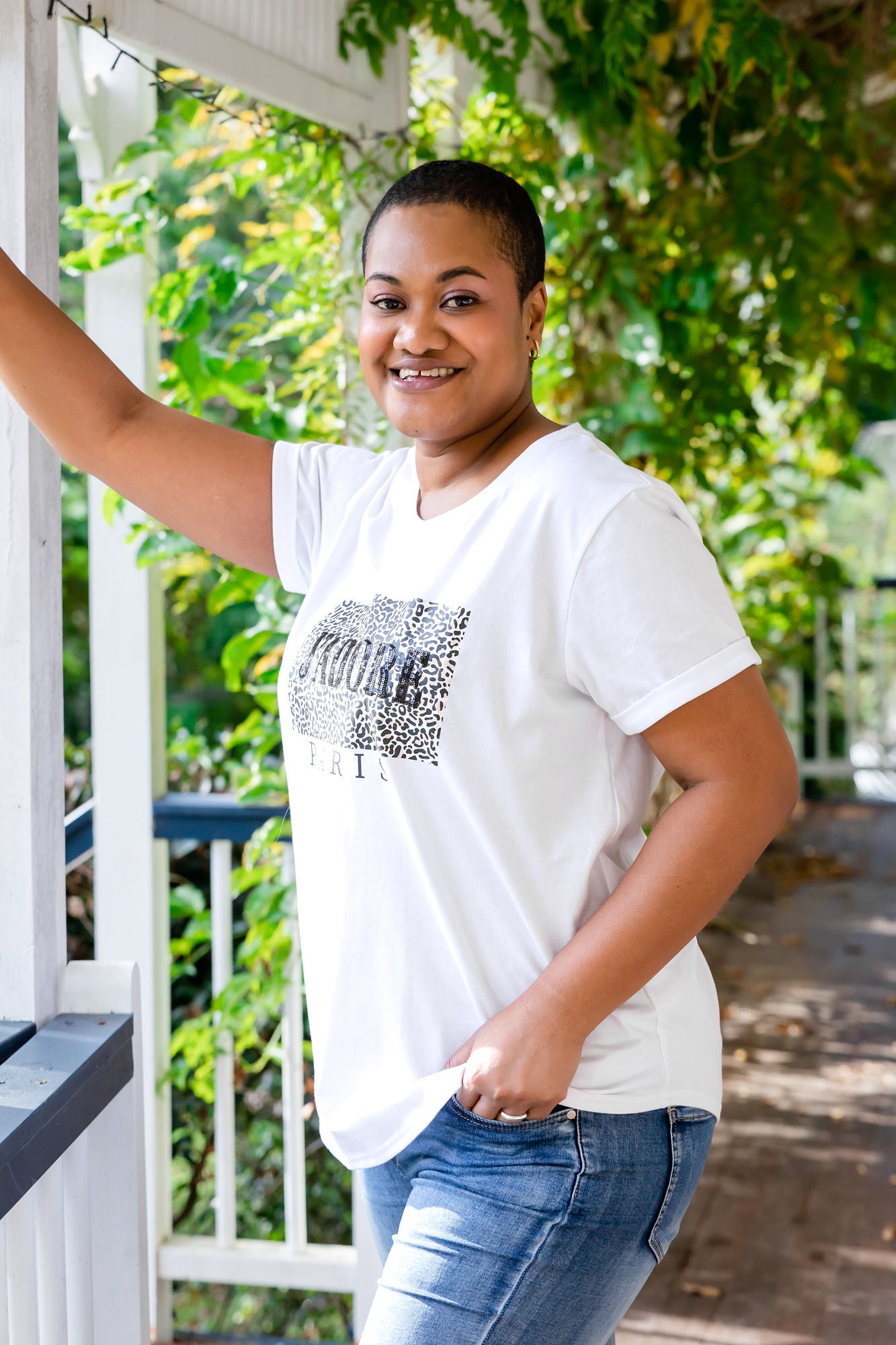 J'Adore Paris T-Shirt in White