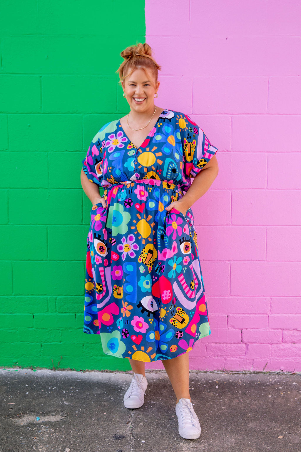 Gabby Summer Rainbow Tie Dye Top  Tropical Summer Clothing Australia