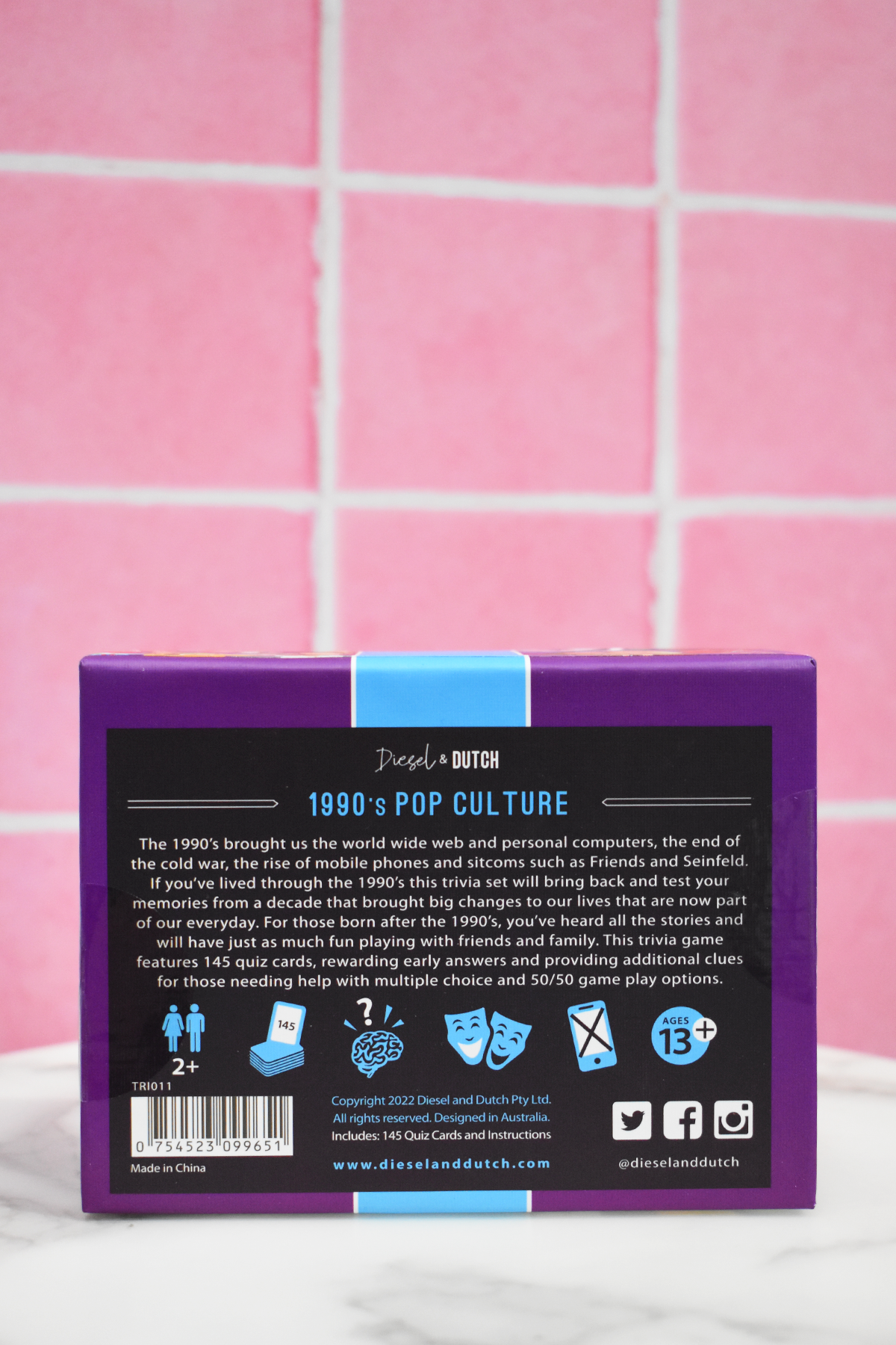 1990's Pop Culture Trivia Box