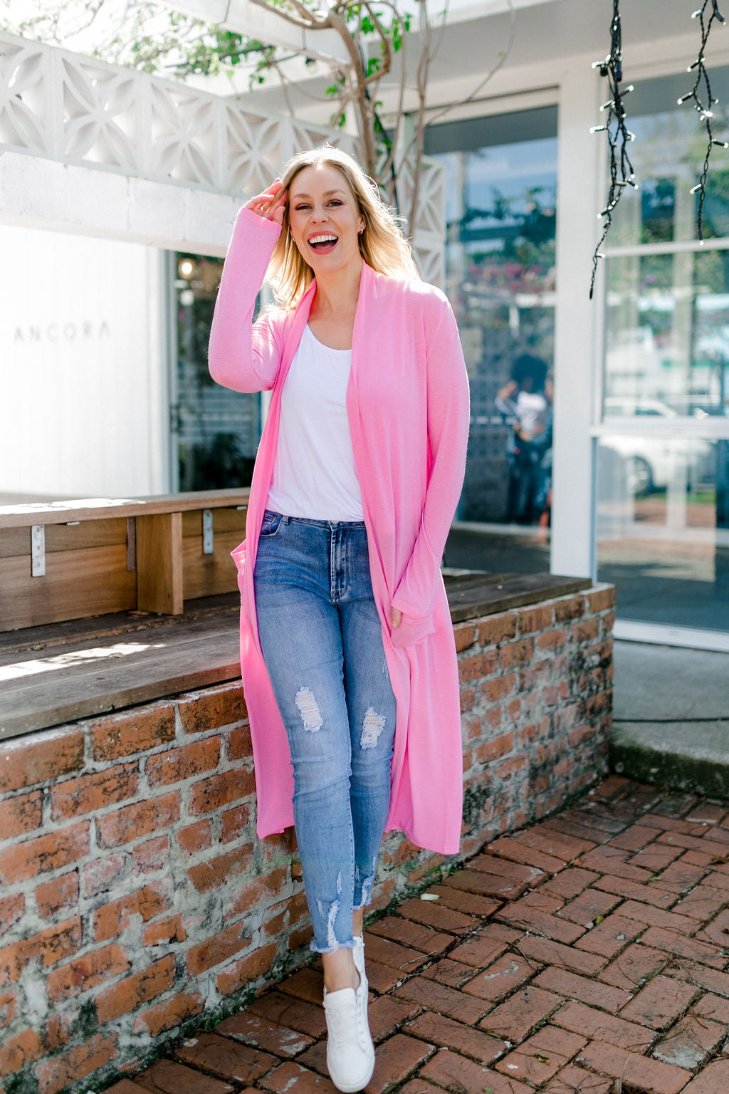 Jane Cardigan in Pink