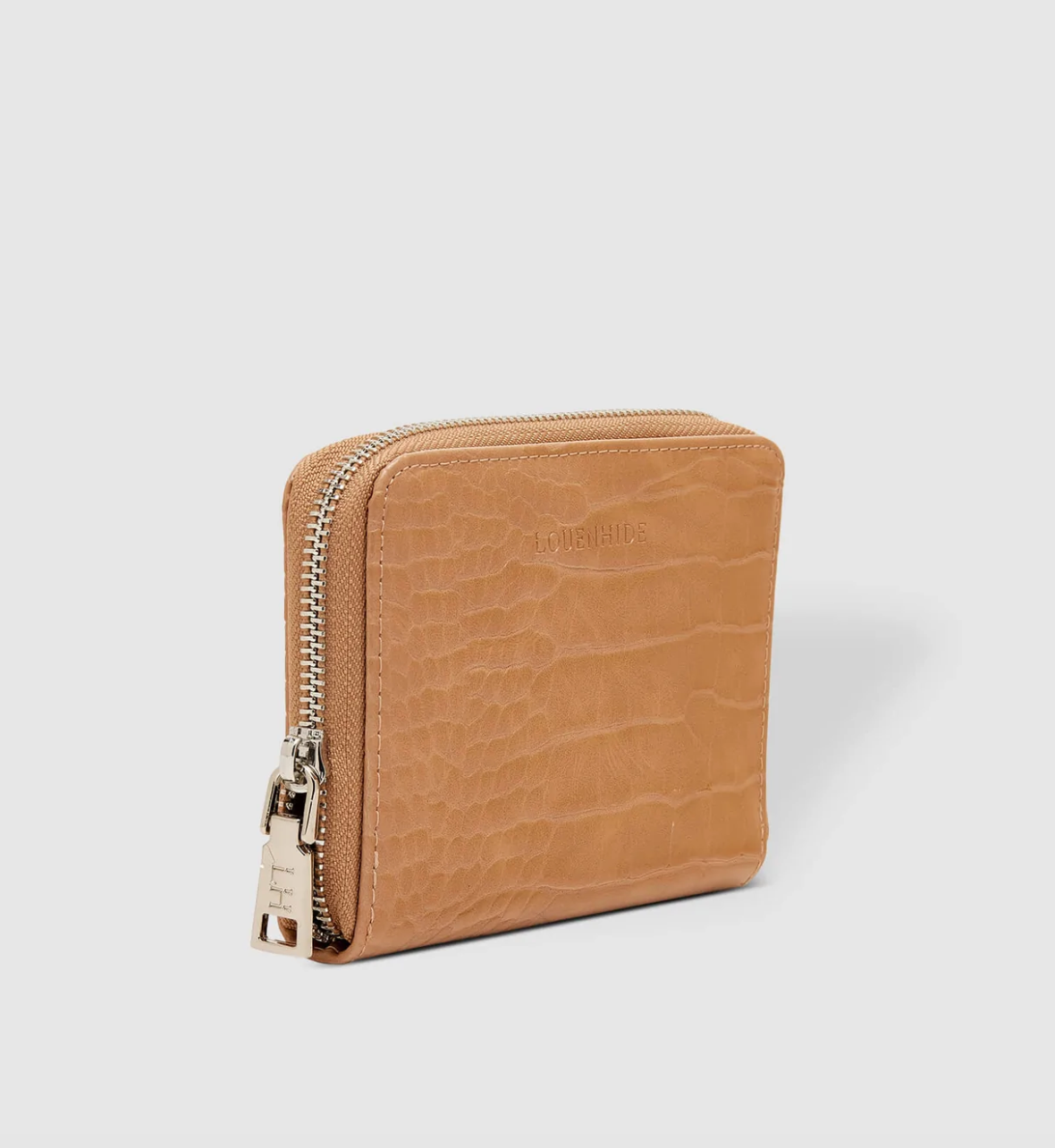 Eden Wallet In Croc Sand