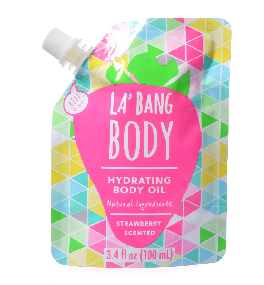 Hydrating Body Oil Strawberry Scented by La'Bang Body