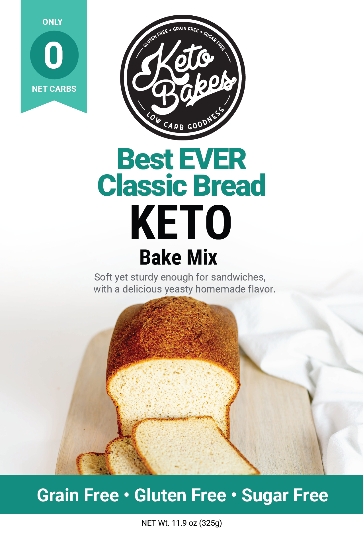 Classic Bread Loaf | carbs – KetoBakes