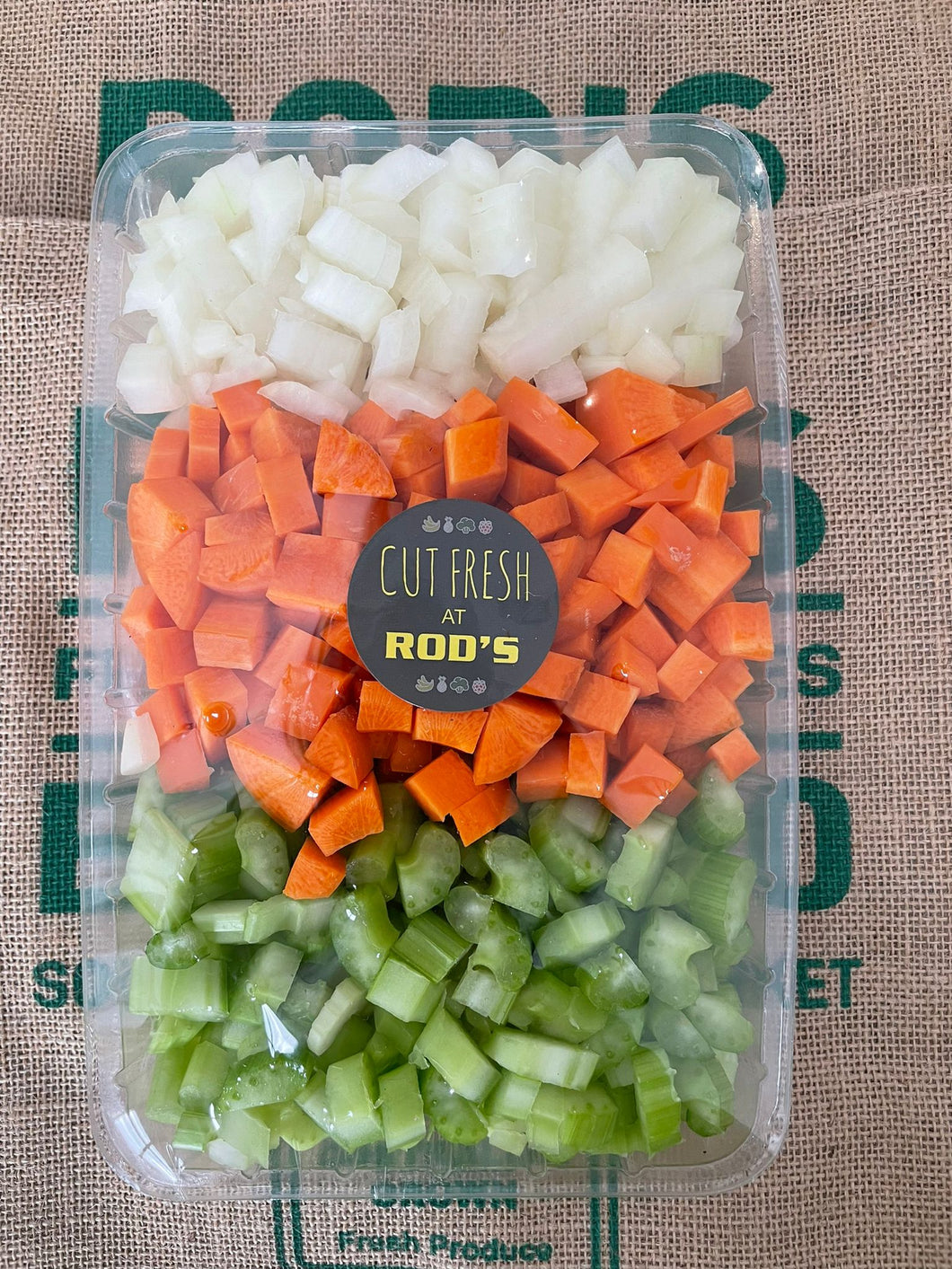 Chop Celery, Carrot & Onion Mix Rod's Fruit and Veg