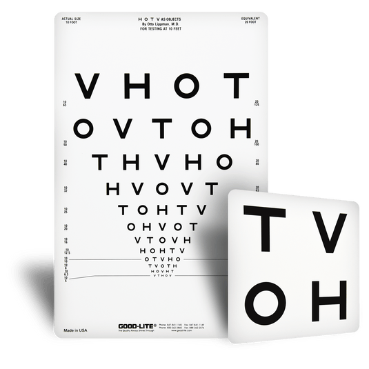 LEA SYMBOLS® 13-Line Translucent Distance Chart