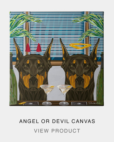 Angel or Devil Canvas