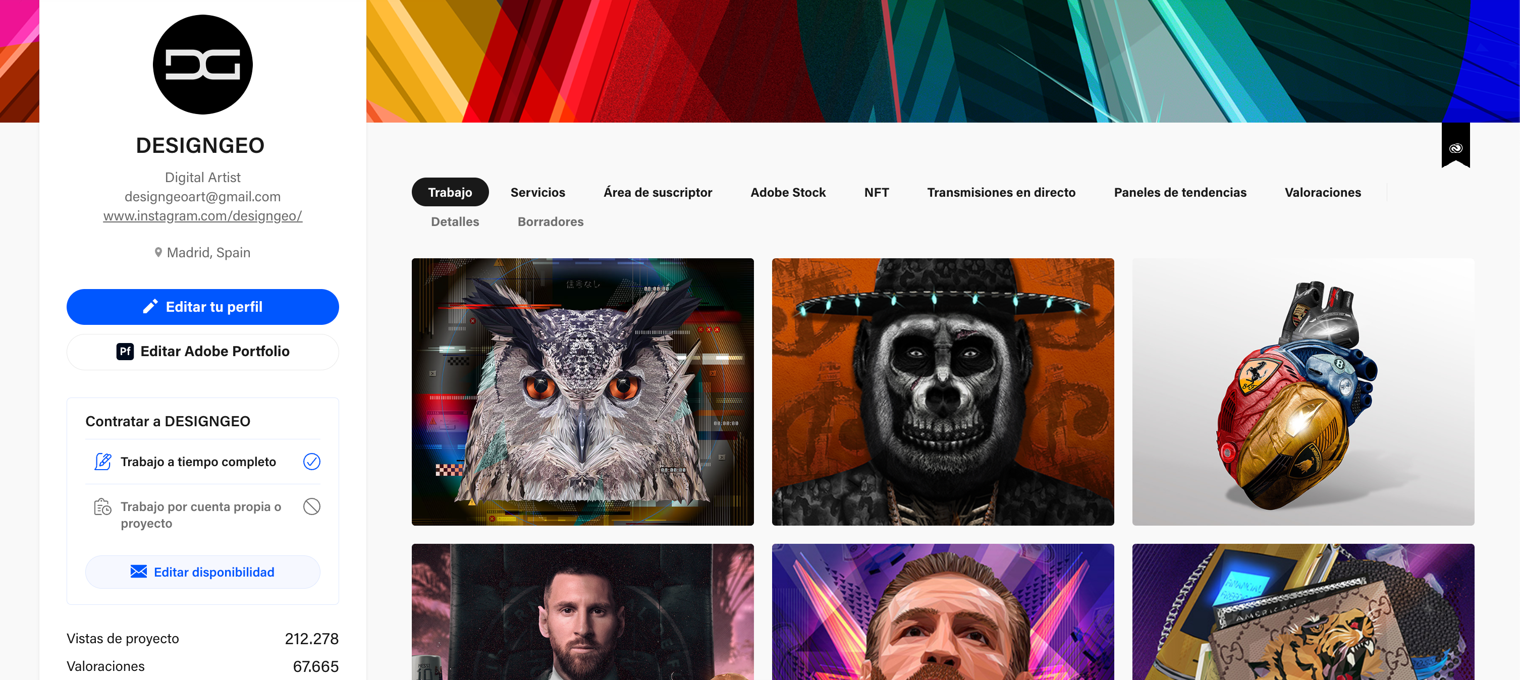 Behance Portfolio DesignGeo