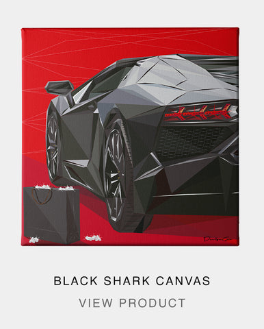 Black Shark Canvas