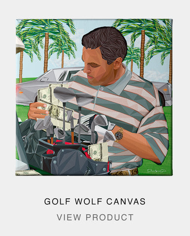 Golf Wolf Canvas