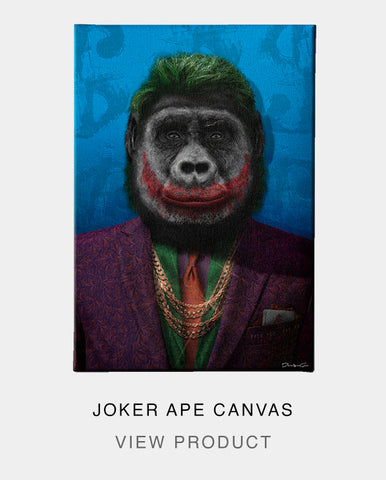 Joker Ape Canvas