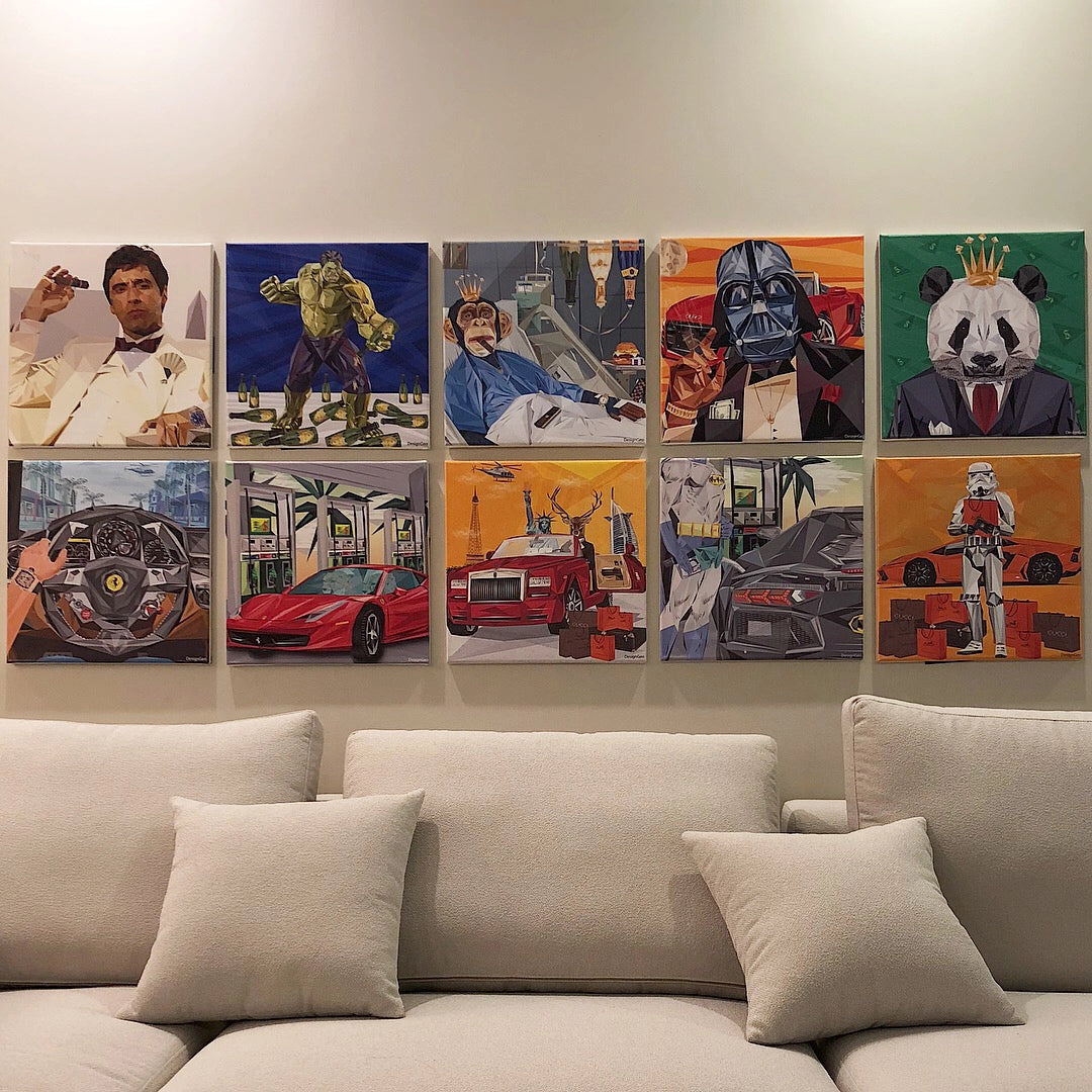 Multiple Panel Canvas Wall Art