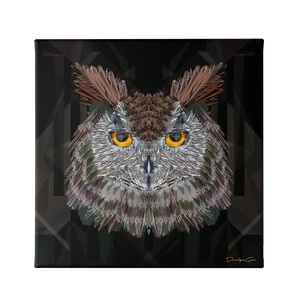 Owl Canvas Wall Art - DesignGeo