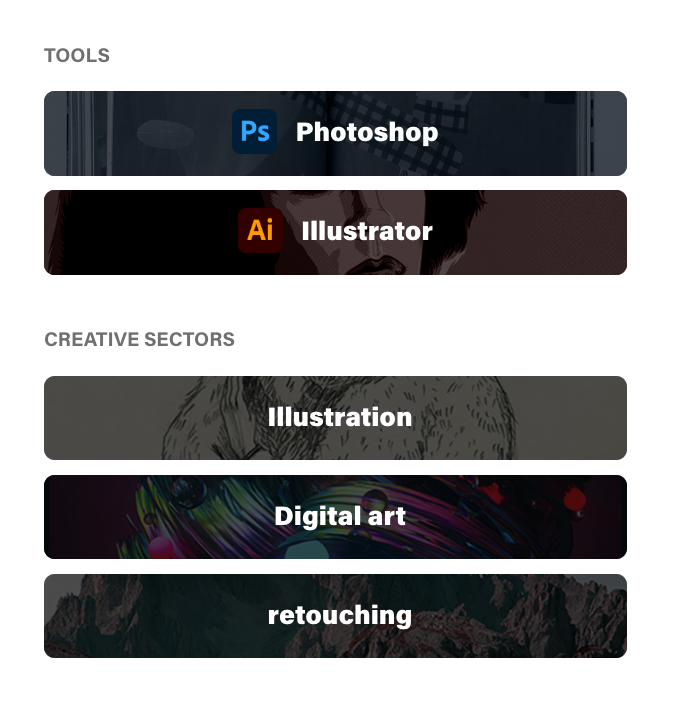 Tools And Creative Sectors Behance