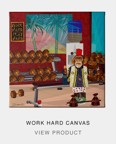 Work Hard Canvas