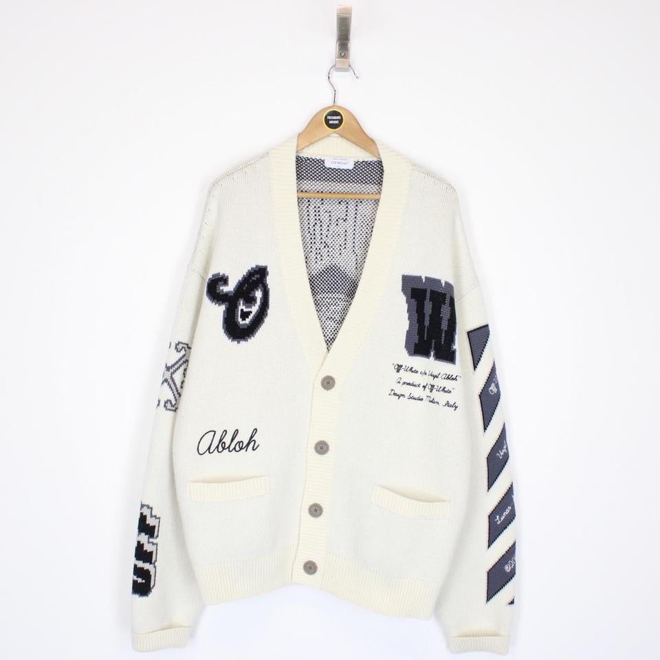 image of Off White Vars Moon Wool Cardigan Medium