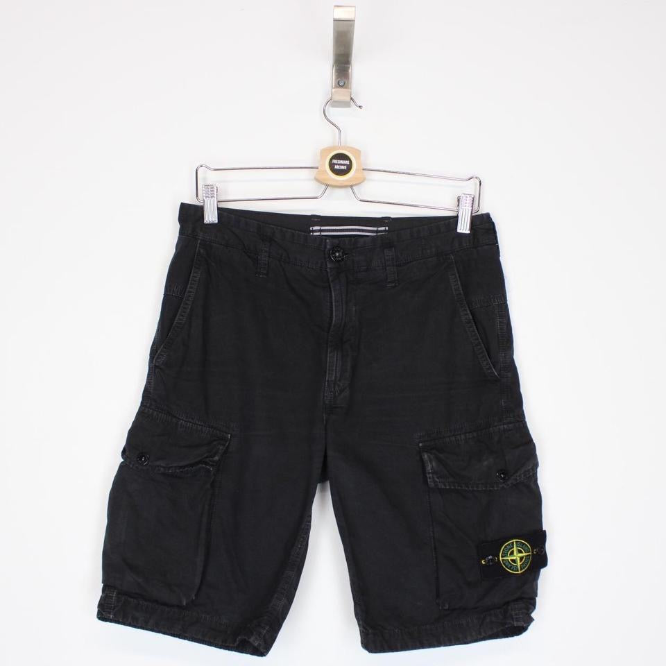 image of Stone Island SS 2019 Bermuda Cargo Shorts Small